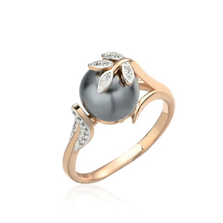 Pearl Zircon Ring 3