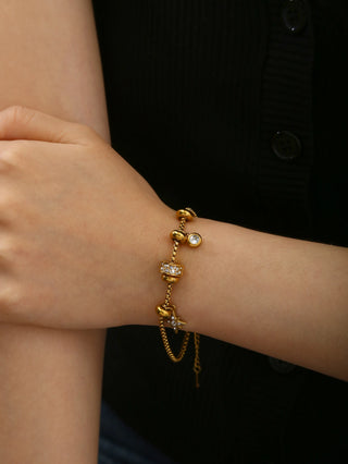 Zircon Gold Bracelet 5