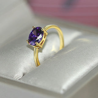 Zircon Gold Ring 6