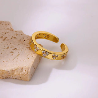Zircon Gold Ring 19