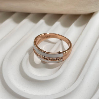 Zircon Rose Gold Ring