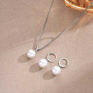 Pearl Pendant Jewelry Set 2