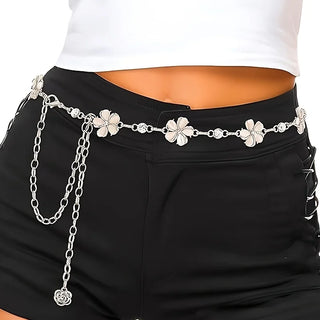 Floral Chain Waist Belt