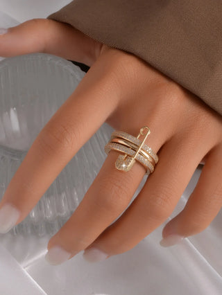 Zircon Gold Ring 5