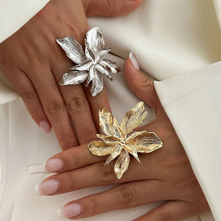 Gold Floral Ring