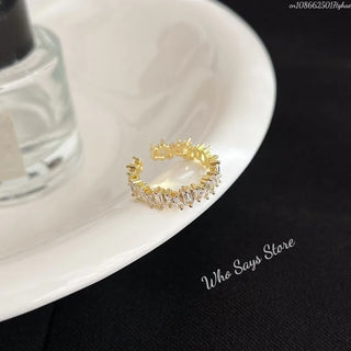 Zircon Gold Ring 7