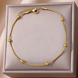 Gold Stainless Anklet 2