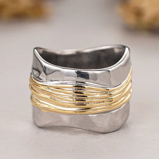 Gold Silver Ring 5