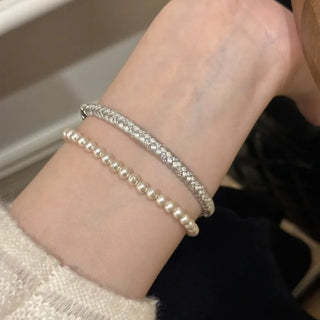 Pearl Zircon Bracelet