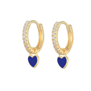 Crystal Zircon Hoop Earrings