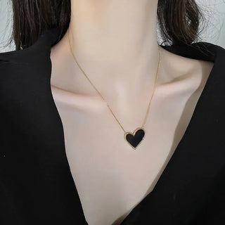 Chain Pendant Choker Necklace 2