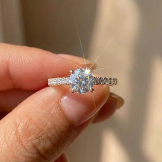 Zircon Silver Ring 2