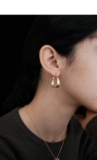 Gold Hoop Earrings