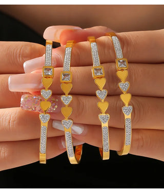 Zircon Gold Bracelet 6