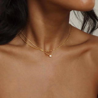 Zircon Crystal Choker Necklace