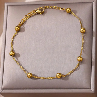 Gold Stainless Anklet 2