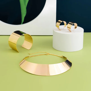 Exaggerated Wide Jewelry Set