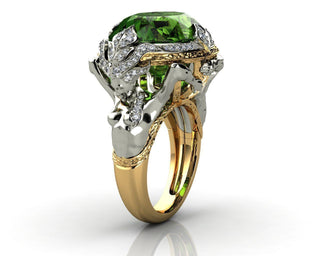 Crystal Gold Ring