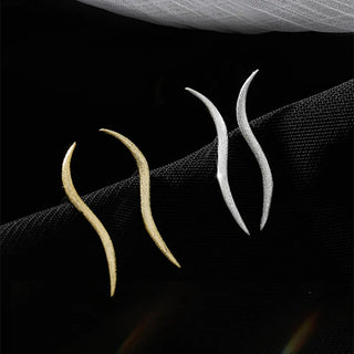 Gold Silver Stud Earrings
