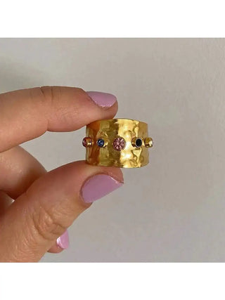 Zircon Gold Ring 18