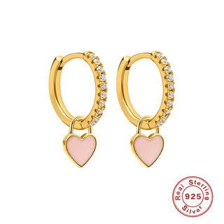 Crystal Zircon Hoop Earrings