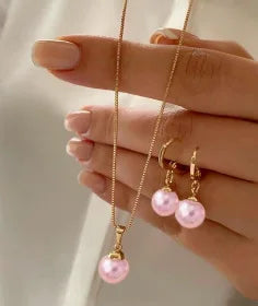 Pearl Pendant Jewelry Set