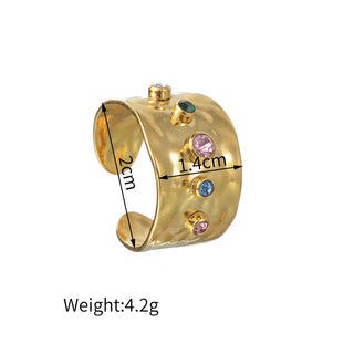 Zircon Gold Ring 18