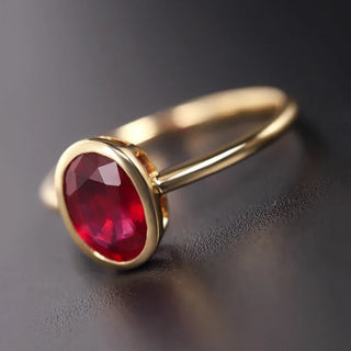 Zircon Gold Ring 11