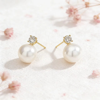 Pearl Zircon Jewelry Set