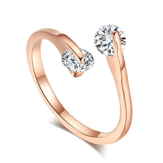 Crystal Zircon Ring 4