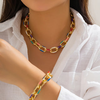 Gold Chain Jewelry Set