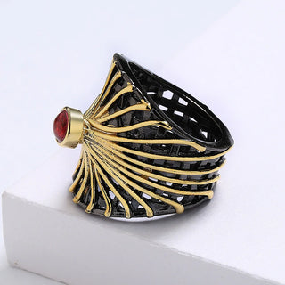Zircon Gold Ring 4