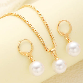 Pearl Pendant Jewelry Set