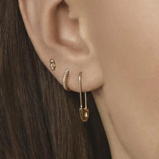 Gold Silver Lapel Pin