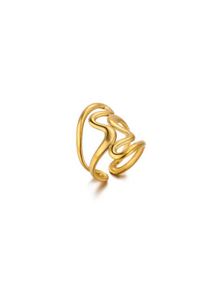 Gold Stainless Ring 2