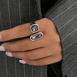 Crystal Zircon Ring