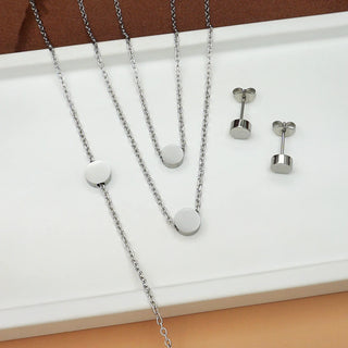 Gold Stainless Jewelry Set
