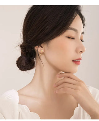 Gold Classic Stud Earrings
