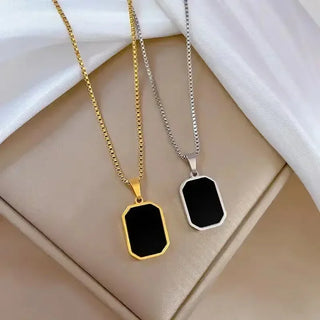Chain Pendant Choker Necklace 2