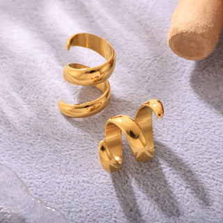 Gold Stainless Ring 6