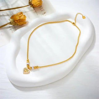 Zircon Crystal Pendant Necklace