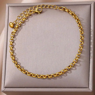 Gold Stainless Anklet 2