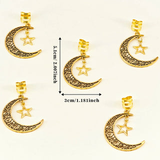 Star Moon Hair Barrette