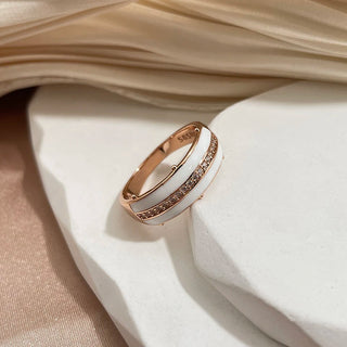 Zircon Rose Gold Ring