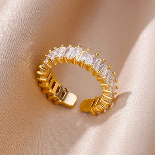 Zircon Gold Ring 21