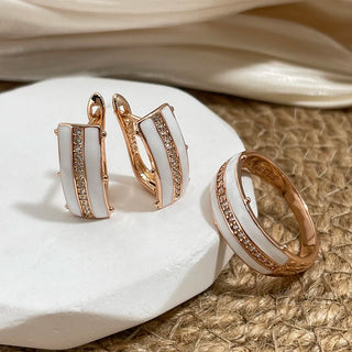 Zircon Rose Gold Ring