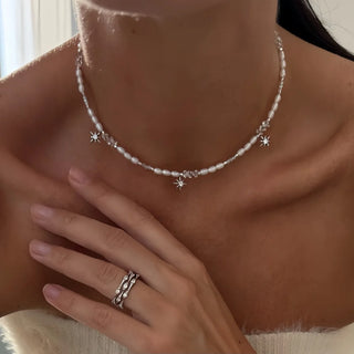 Pearl Gold Pendant Necklace 2