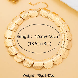 Geometric Round Necklace
