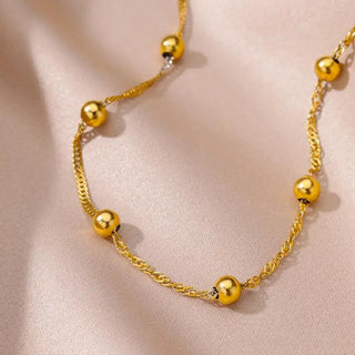 Gold Stainless Anklet 2
