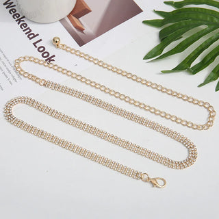 Crystal Chain Waist Belt